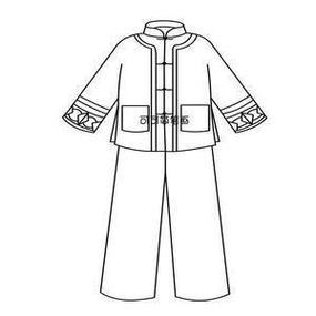 女人头饰服饰布依族女人简笔画素描雨伞声明觅元素布依族服饰简笔画