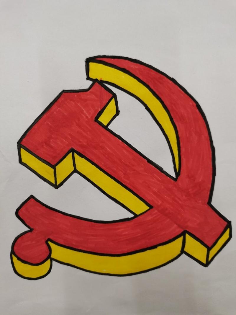 党徽图形简笔画简单（高清11张） - 简笔画大全 - 儿童简笔画图片大全