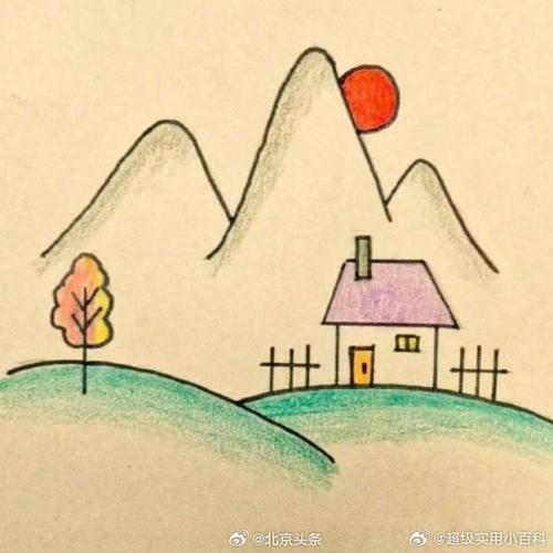和孩子一起画简笔画吧简单又好看