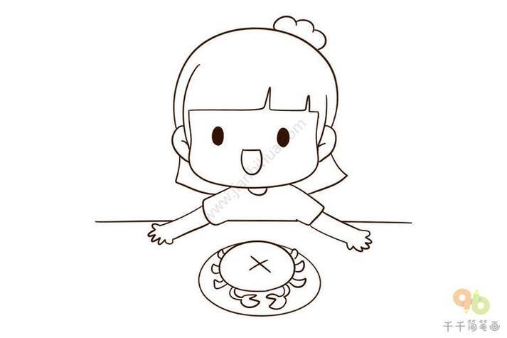 吃的漫画简笔画