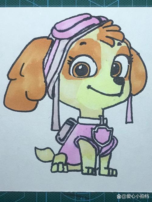 汪汪队天天简笔画教程来了