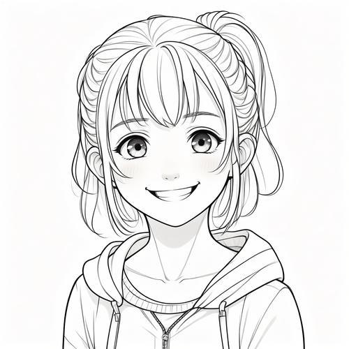 简约风小女孩头像精选