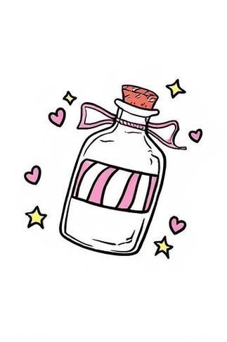 糖果瓶子简笔画