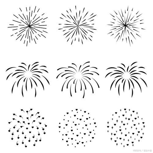 烟花简笔画如何画简单又漂亮