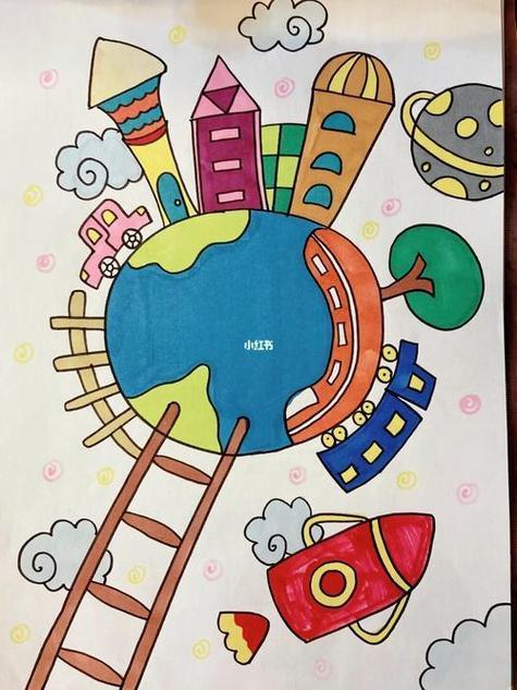 美好世界简笔画幼儿简笔画美好新生活简笔画堆糖美好美好的生活我的