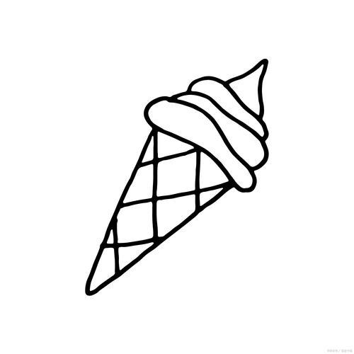 简笔画冰淇淋怎么画