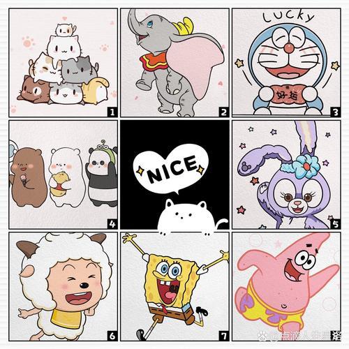 简笔画动画人物0916小合集系列