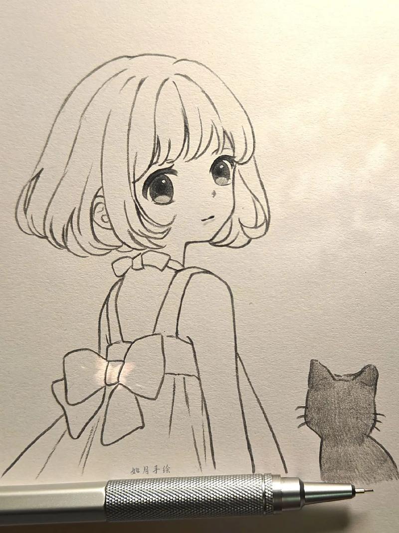 你们要的动漫简笔画来啦都来交作业哈动漫简笔画零基抖音