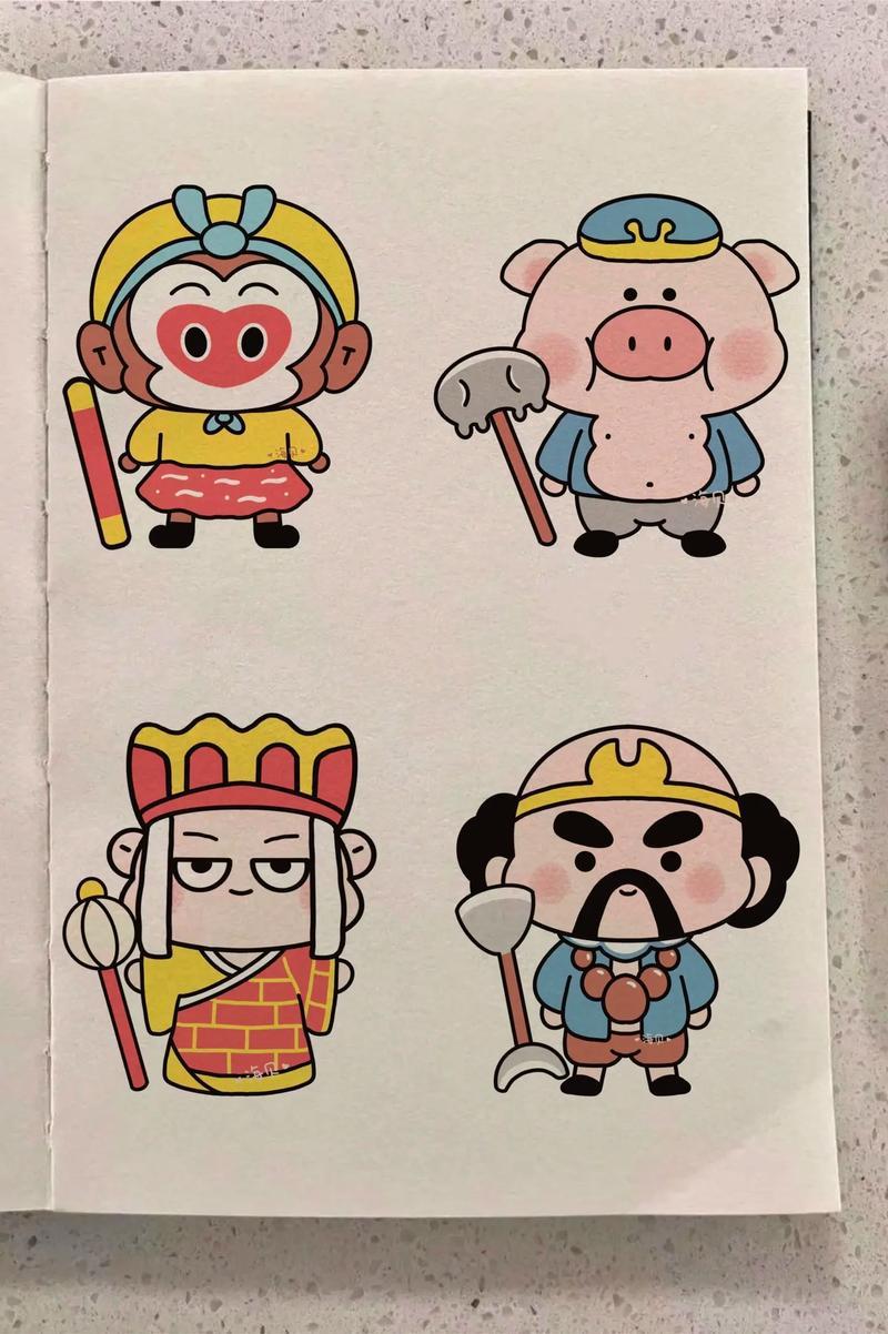 西游记师徒四人简笔画你最喜欢谁简笔画画画一学抖音