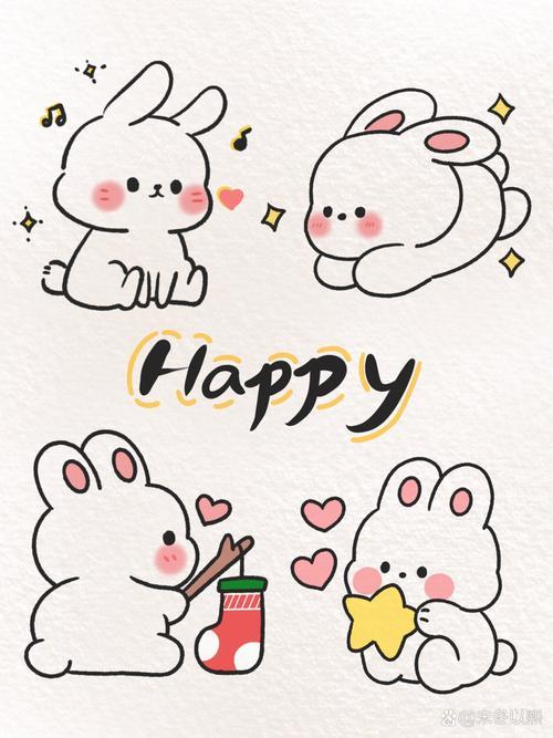 简笔画超简单可爱的小兔子