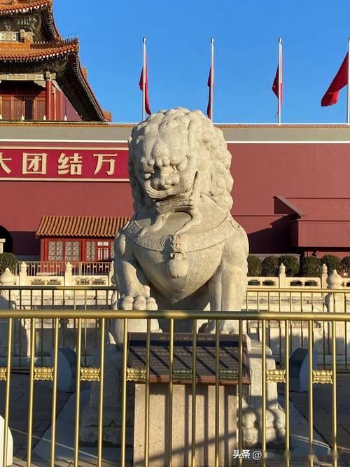 故宫半解历六百年风雨的华表和石狮天安门永乐金水桥