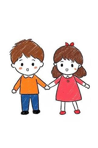 男孩女孩简笔画