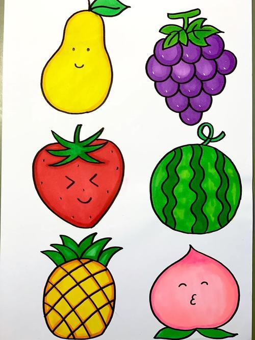 简笔画教程育儿蔬菜水果儿童简笔画