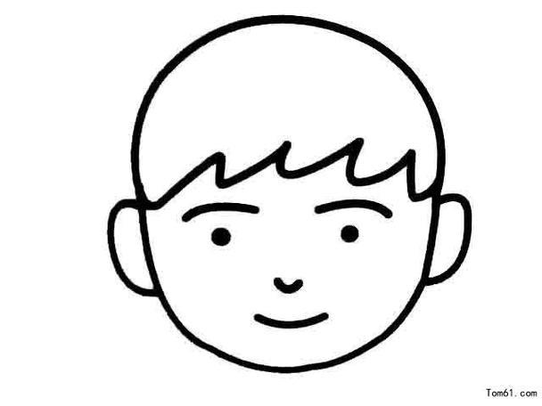 儿童脸的简笔画