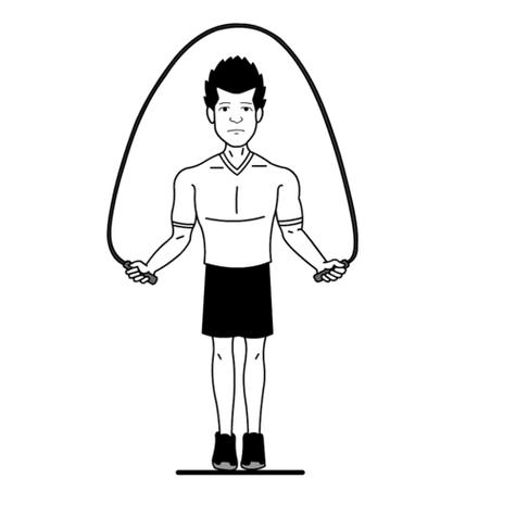 体育老师简笔画体育老师简笔画男