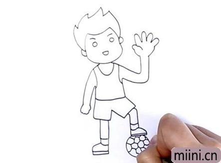 学校里面的体育老师简笔画步骤教程