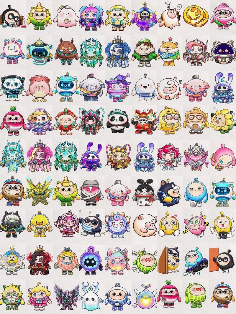 百蛋图蛋仔派对简笔画一起抖音