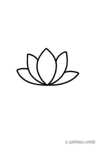 莲花简笔画来啦