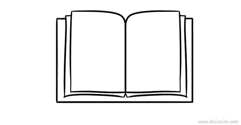 画一本书儿童画怎么画画一本书简笔画简单