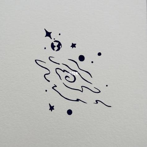 银河园的简笔画