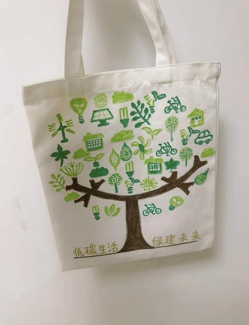 环保袋diy手绘帆布包