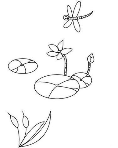 盛夏主题的简笔画