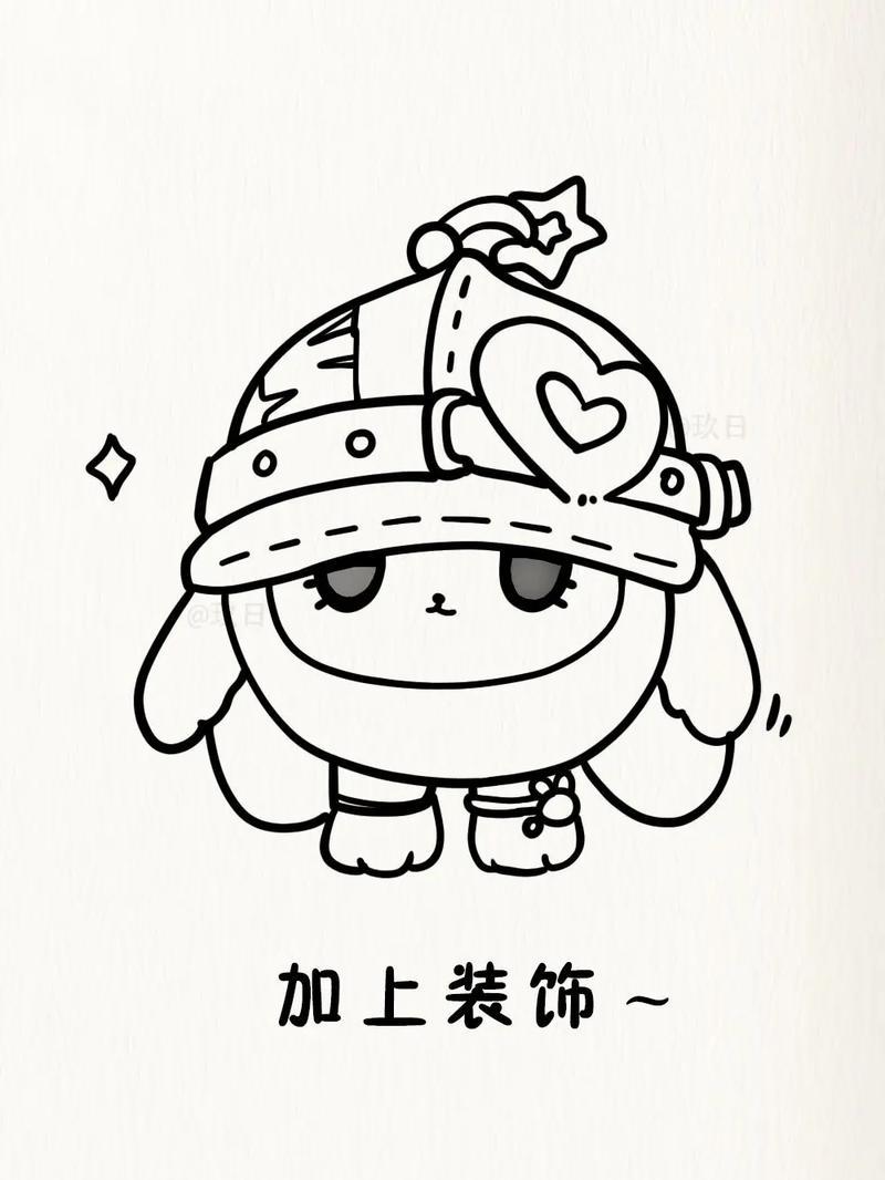 蛋仔派对兔露露简笔画教程蛋仔奇思妙想计划蛋仔派对抖音