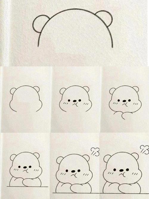 这么可爱的简笔画教程你也能学会