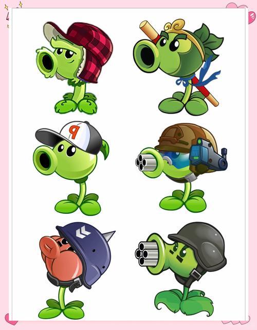 豌豆射手简笔画来试试