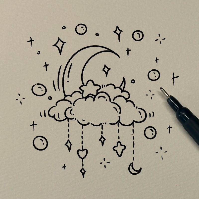 简笔画教程22太简单啦简笔画每日一画画画打卡抖音