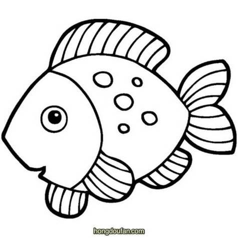 strong小鱼简笔画strong儿童简笔画小鱼简笔画可爱卡通画法