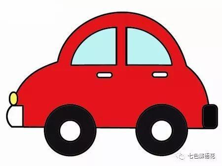 简笔画一起画小汽车警车救护车消防车