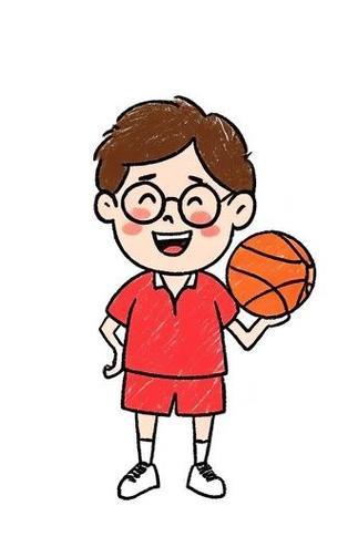 体育老师简笔画