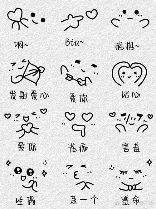 简笔画小表情