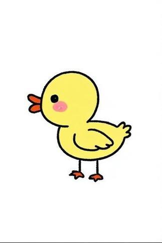 小鸭子简笔画