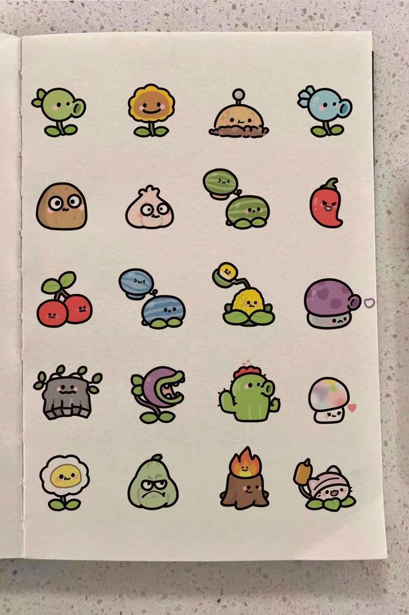 植物大战僵尸简笔画合集你最喜欢哪一个简笔画画画抖音