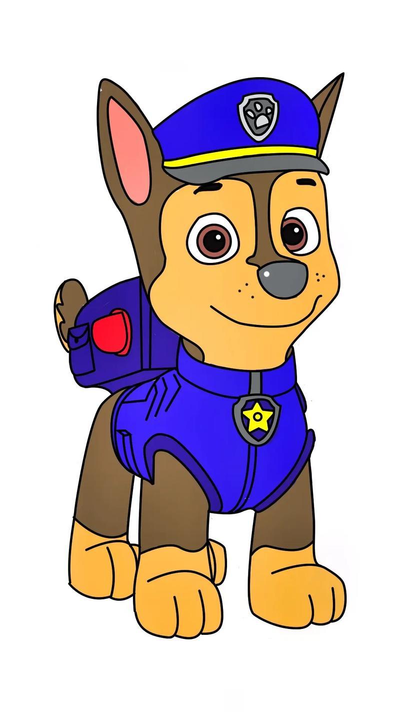 汪汪队简笔画亲子简笔画一起学画抖音