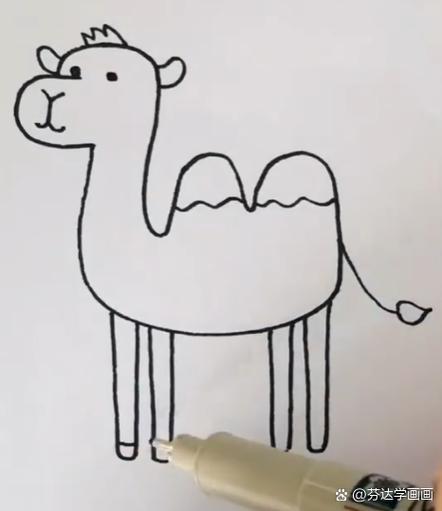 骆驼简笔画
