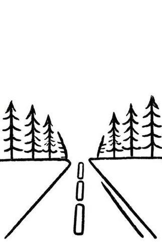 公路简笔画
