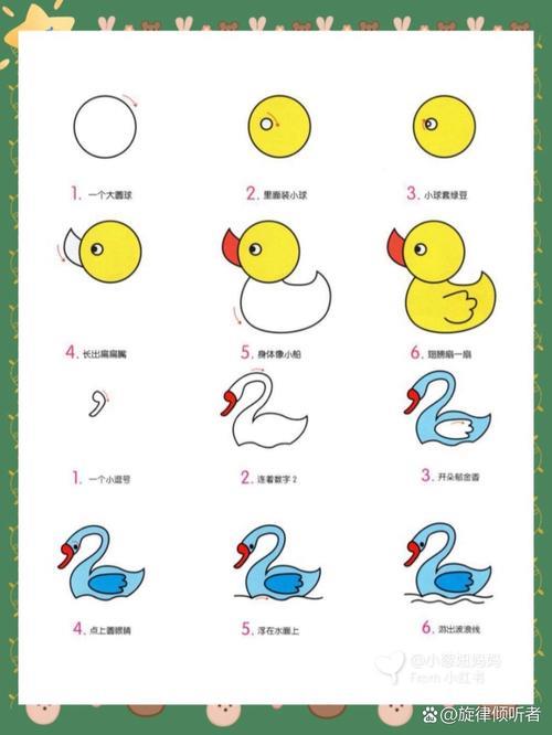 超级简单的17种小动物简笔画幼儿园必备今天分享一组我家小妞