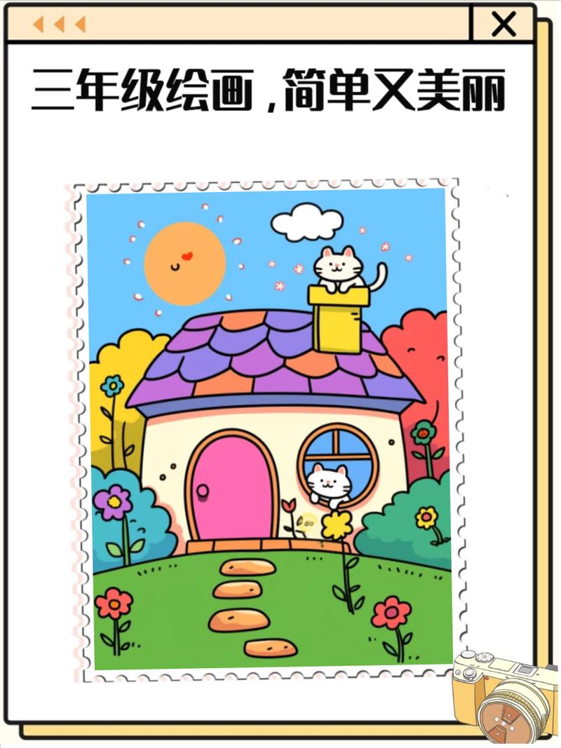 三年级画画简单又漂亮