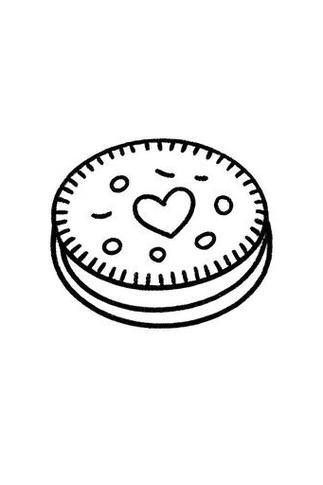 奥利奥饼干简笔画来啦